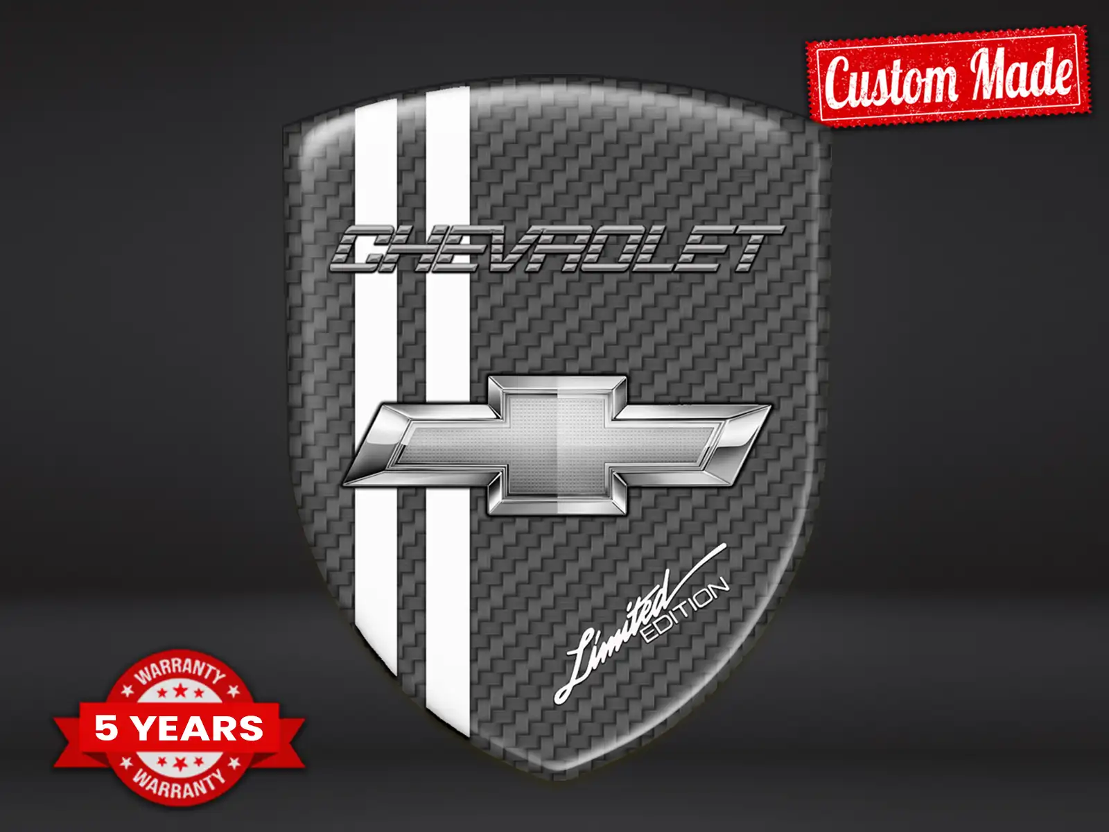Chevrolet Stampa Adesivi Paraurti Stile Premium Regolabile